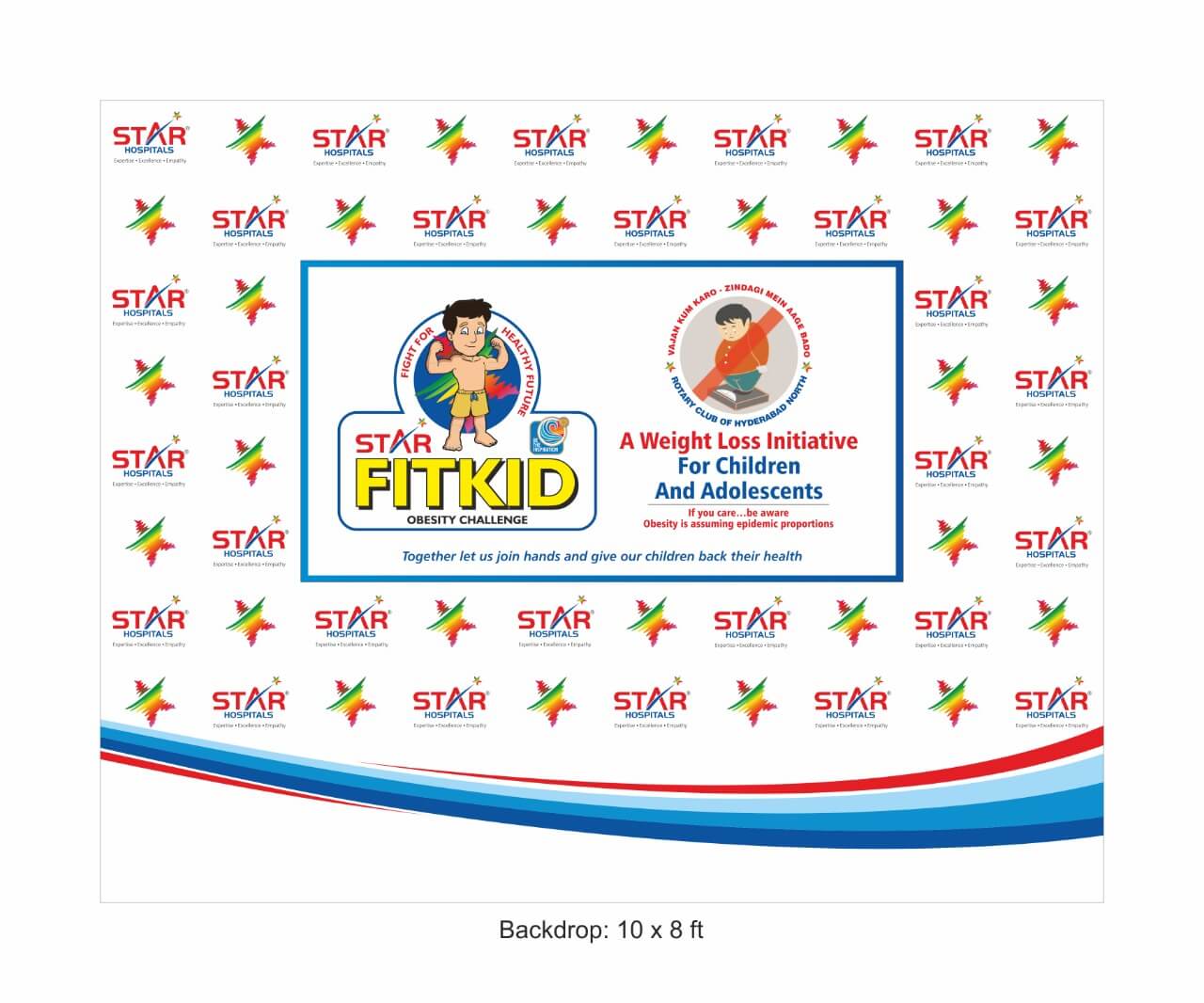 A FitKid programm cover created for best gastroenterology doctor in Hyderabad