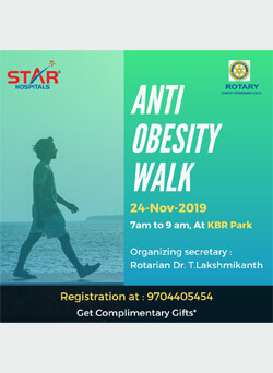 Cover image of an anti-obesity walk event by best gastroenterology doctor in Hyderabad